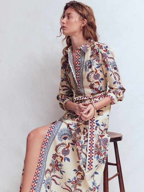 Boden Dresses & Skirts - Ellie Cotton Maxi Shirt Dress